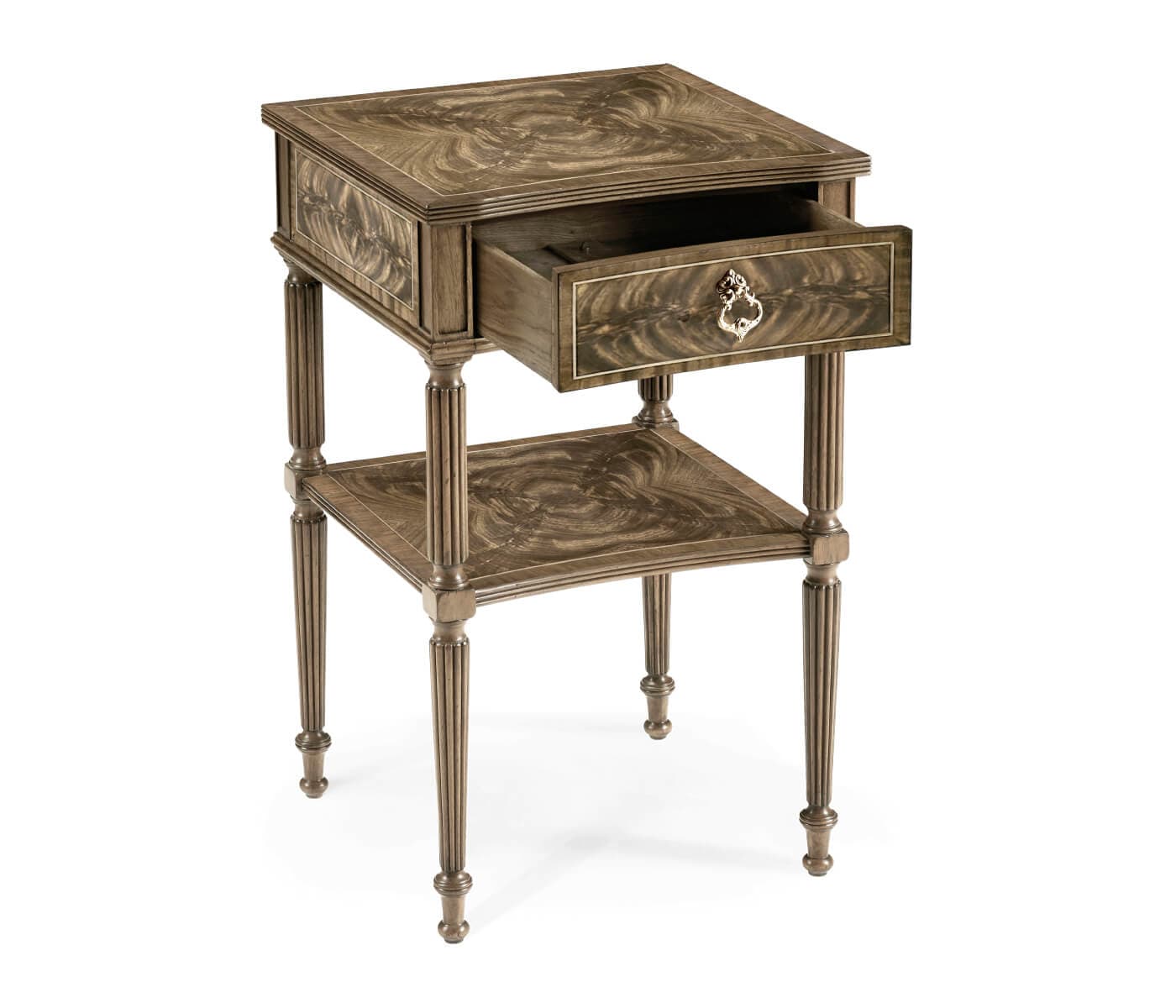 Jonathan Charles Sleeping Jonathan Charles Bedside Table with Drawer Georgian - Bleached House of Isabella UK
