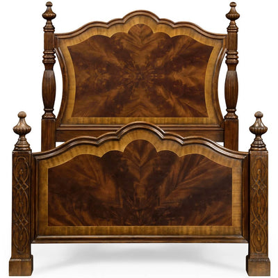 Jonathan Charles Sleeping Jonathan Charles King Four Poster Bed Chippendale in Mahogany House of Isabella UK
