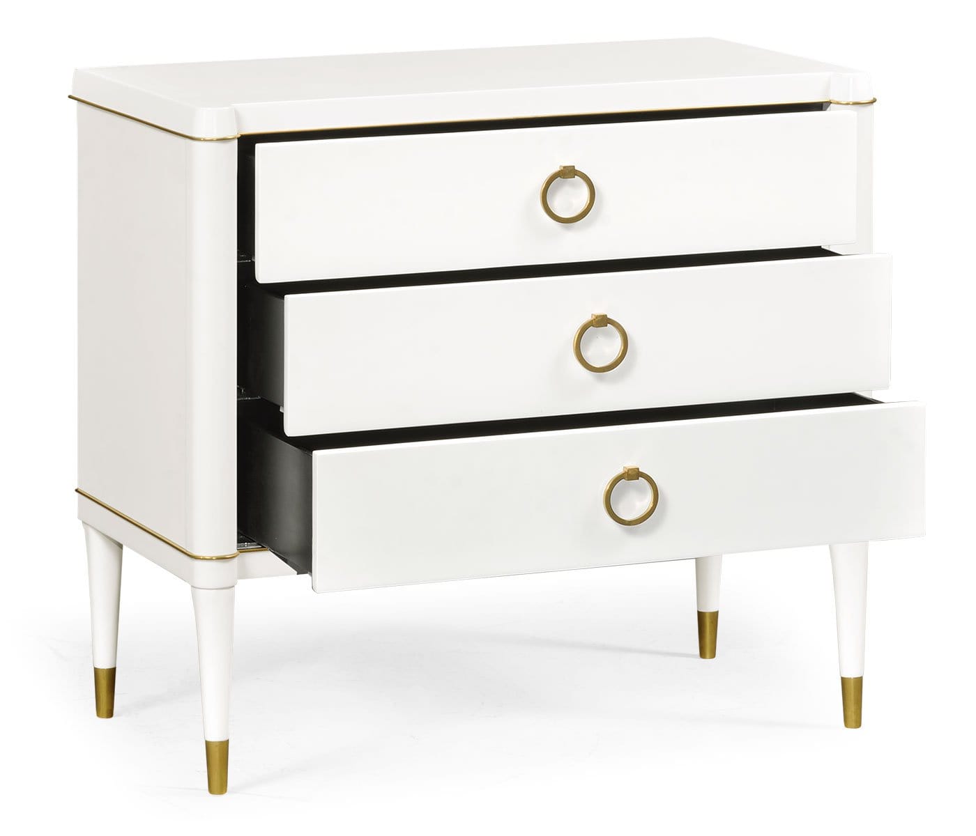 Jonathan Charles Sleeping Jonathan Charles Small Chest of Drawers Painted Ivory House of Isabella UK