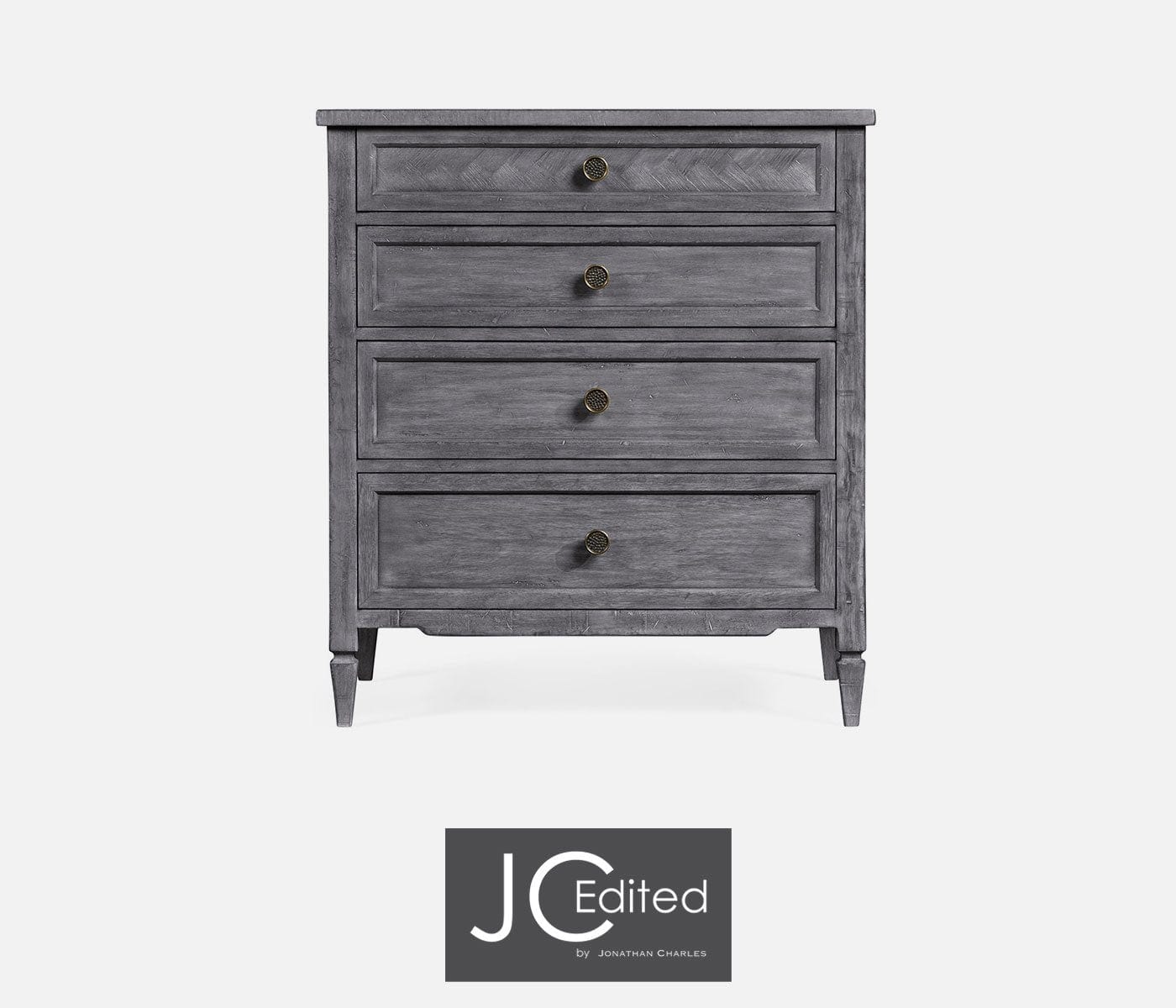 Jonathan Charles Sleeping Jonathan Charles Small Chest of Drawers Rustic in Antique Dark Grey House of Isabella UK
