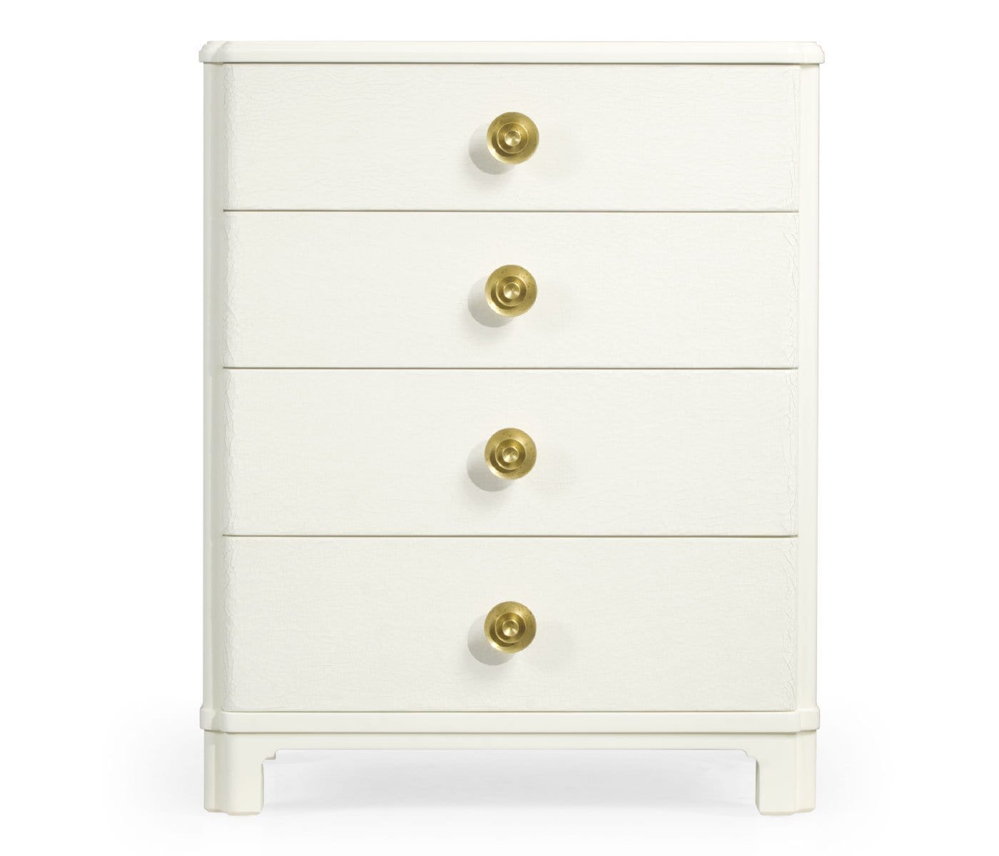 Jonathan Charles Sleeping Jonathan Charles Small Chest of Four Drawers Crackle Ceramic Lacquer House of Isabella UK