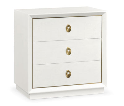 Jonathan Charles Sleeping Jonathan Charles Small Chest of Three Drawers Crackle Ceramic Lacquer House of Isabella UK