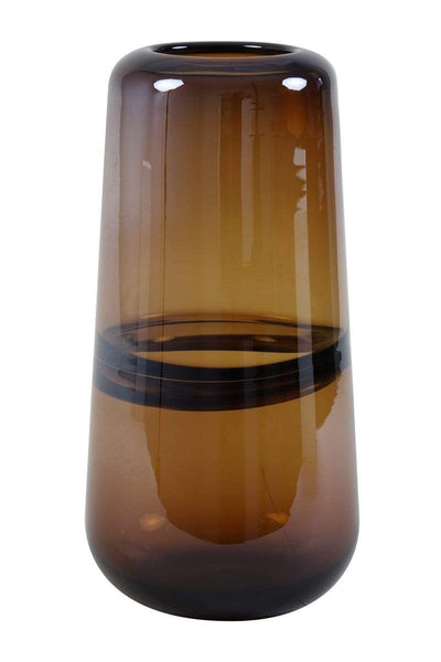 Light & Living Accessories 5985964 - Vase 15x31 cm ERMIDA glass brown lustre House of Isabella UK