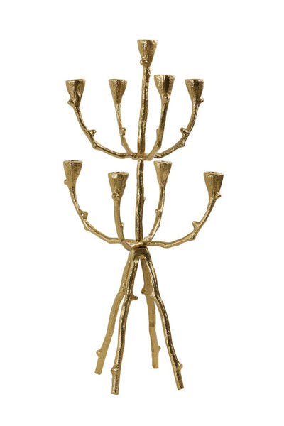 Light & Living Accessories Candle holder 9L 29x29x63,5 cm RANICA gold House of Isabella UK