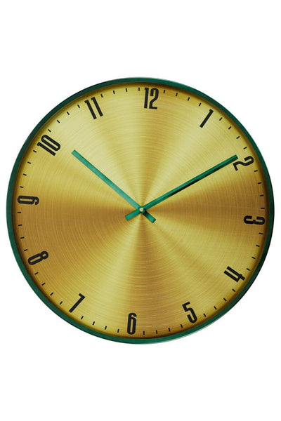 Light & Living Accessories Clock Ø74 cm IPERA green-gold House of Isabella UK