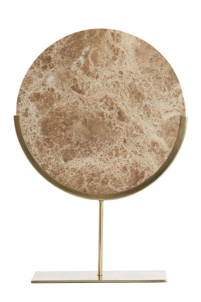 Light & Living Accessories Ornament on base 35x10x51,5 cm MORENO marble brown House of Isabella UK