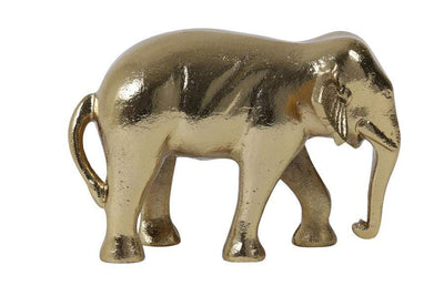 Light & Living Accessories Pack of 4 x Ornament 22x14x15 cm ELEPHANT gold House of Isabella UK