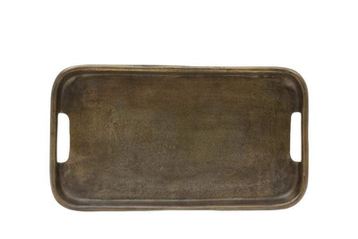 Light & Living Accessories Pack of 6 x Tray 42x24 cm AKROVO antique bronze House of Isabella UK