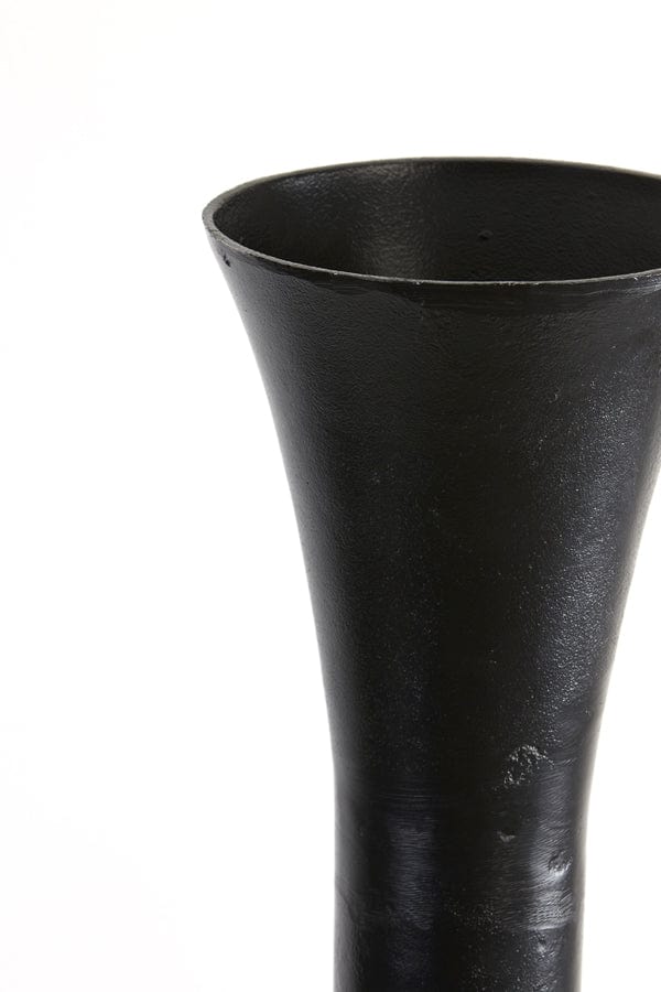 Light & Living Accessories Stand+vase Ø60x119 cm ZEMBI matt black House of Isabella UK