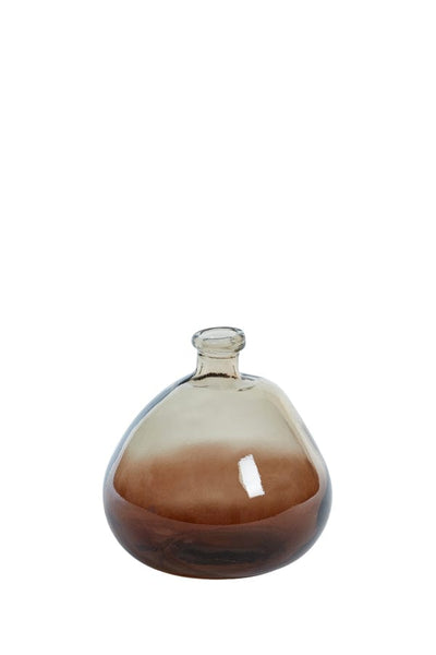Light & Living Accessories Vase 20x23 cm SELORES glass dark brown-sand House of Isabella UK