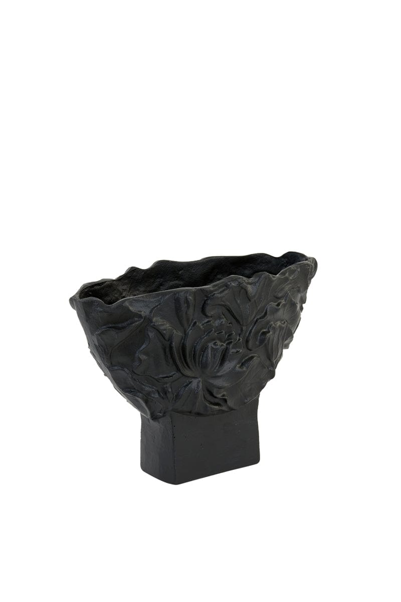 Light & Living Accessories Vase 34x13x24 cm PALESA matt black House of Isabella UK