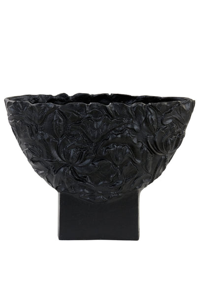 Light & Living Accessories Vase 45,5x14x34,5 cm PALESA matt black House of Isabella UK