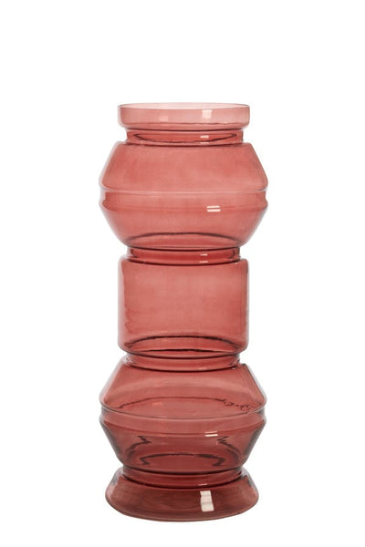 Light & Living Accessories Vase deco 18x47 cm MOKI burgundy House of Isabella UK