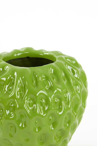 Light & Living Accessories Vase deco 35x34x33 cm STRAWBERRY shiny green House of Isabella UK