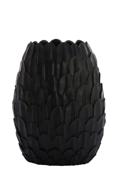Light & Living Accessories Vase deco 37x23x50 cm FEDER black House of Isabella UK