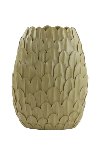 Light & Living Accessories Vase deco 37x23x50 cm FEDER light olive green House of Isabella UK