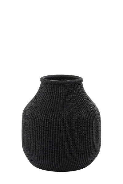 Light & Living Accessories Vase deco Ø30x35 cm MOKADO black House of Isabella UK