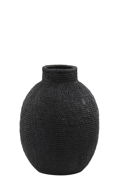 Light & Living Accessories Vase deco Ø30x40 cm MASHABA black House of Isabella UK