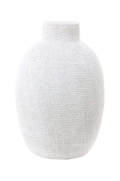 Vase deco Ø40x60 cm MASHABA white