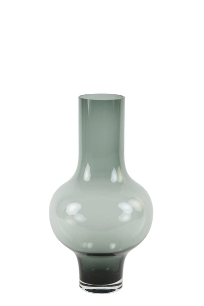 Light & Living Accessories Vase Ø25,5x47 cm KAELA glass grey House of Isabella UK