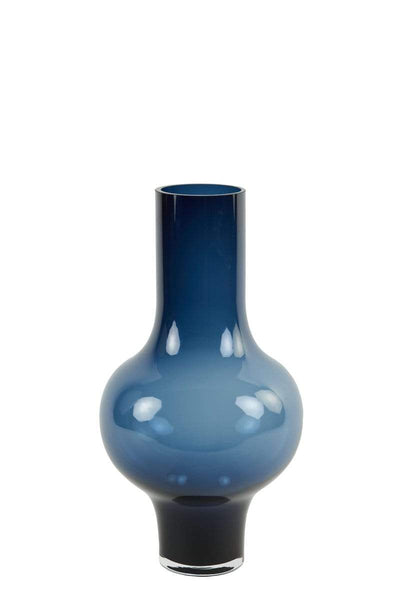 Light & Living Accessories Vase Ø25,5x47 cm KAELA glass navy blue House of Isabella UK