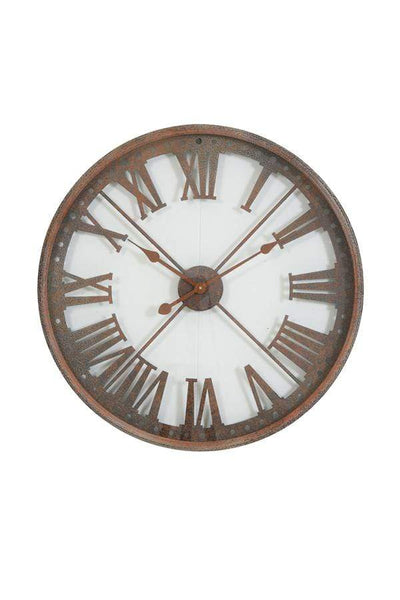 Light & Living Accssories Pack of 2 x Clocks 67x6,5 cm AKRON brown House of Isabella UK