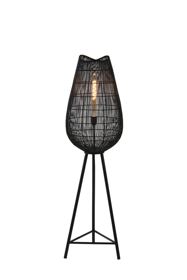 Light & Living Lighting Floor lamp tripod 37x128 cm YUMI matt black House of Isabella UK
