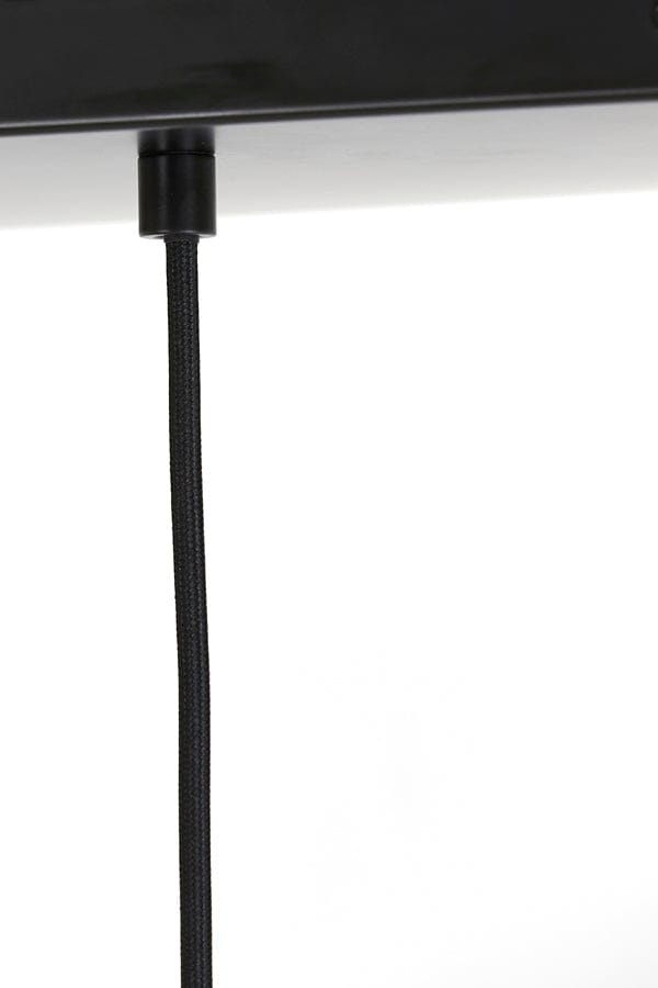 Light & Living Lighting Hanging lamp 10L 124x35x120 cm SUBAR matt black+smoked glass House of Isabella UK