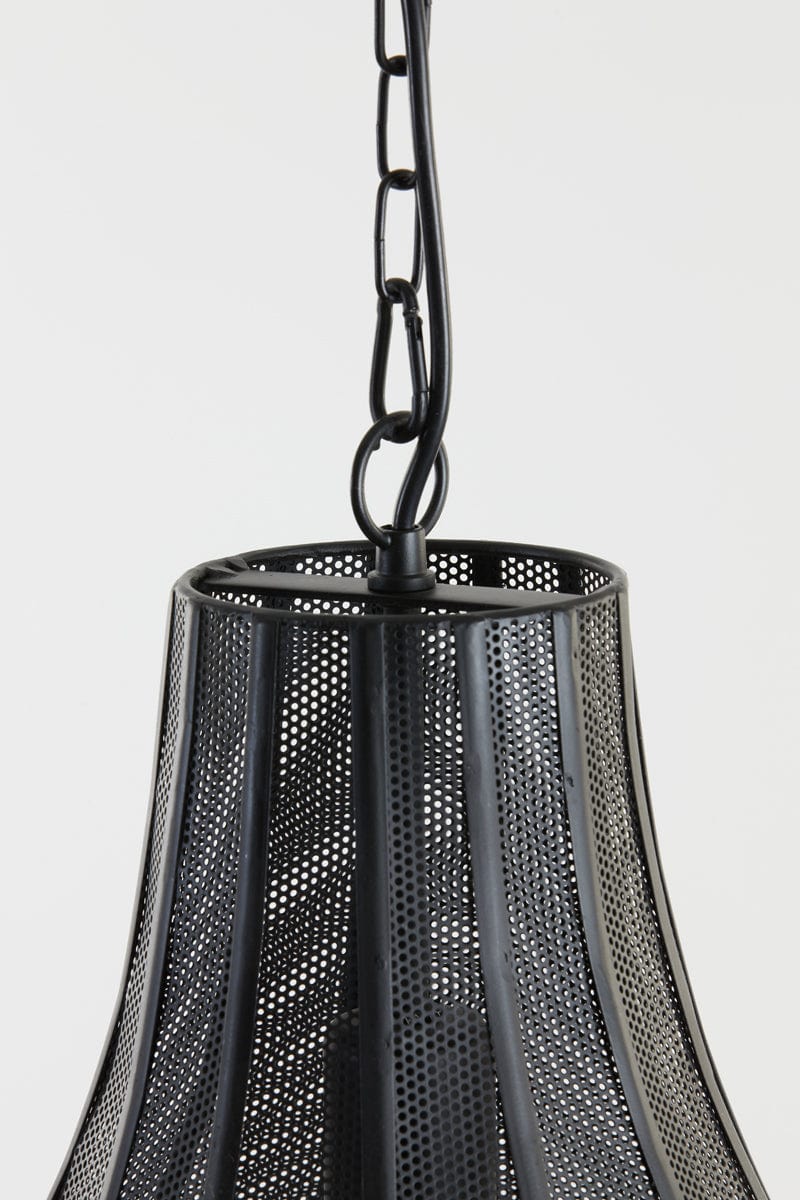 Light & Living Lighting Hanging lamp 29x48,5 cm MICHA matt black House of Isabella UK