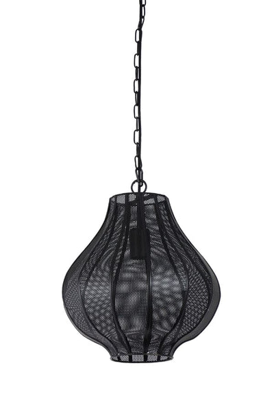 Light & Living Lighting Hanging lamp 30,5x36,5 cm MICHA matt black House of Isabella UK