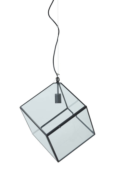 Light & Living Lighting Hanging lamp 30x30x30 cm XAVI matt black+glass House of Isabella UK