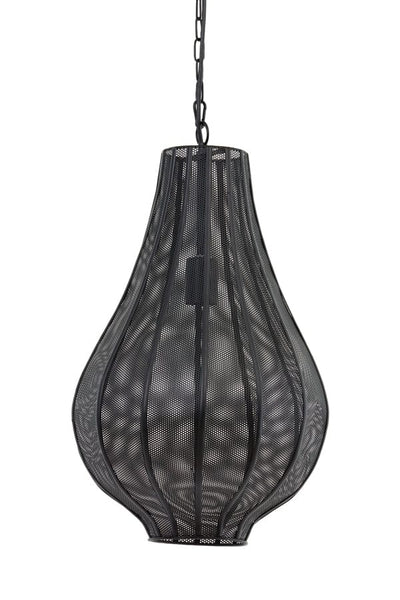 Light & Living Lighting Hanging lamp 33x55 cm MICHA matt black House of Isabella UK