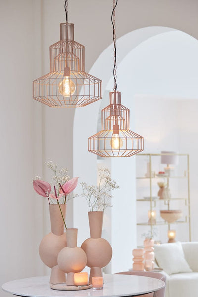 Light & Living Lighting Hanging lamp 40x47 cm FYNN light pink House of Isabella UK