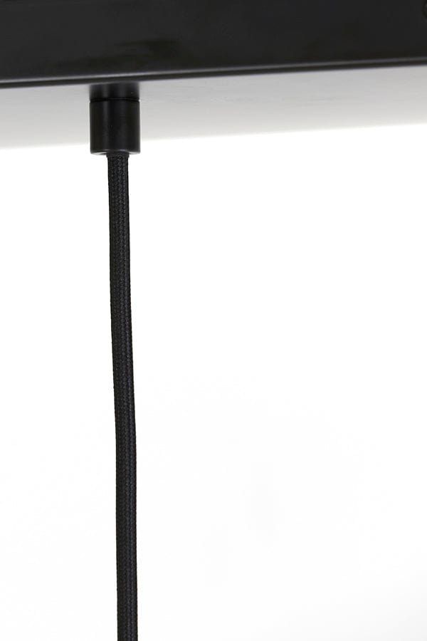 Light & Living Lighting Hanging lamp 4L 114x20x120 cm SUBAR matt black+smoked glass House of Isabella UK