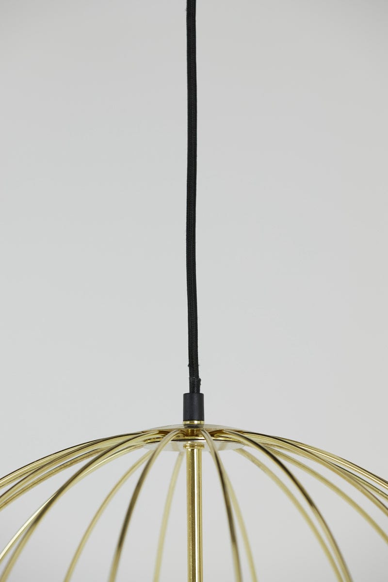 Light & Living Lighting Hanging lamp 50x51 cm SUDEN shiny gold House of Isabella UK