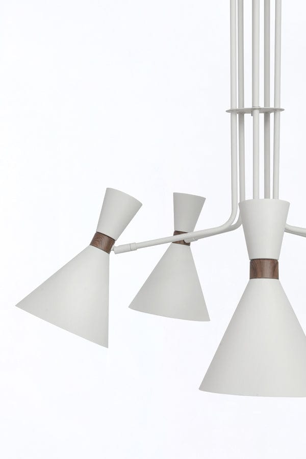 Light & Living Lighting Hanging lamp 5L 86,5x89 cm HOODIES matt sand-grey House of Isabella UK