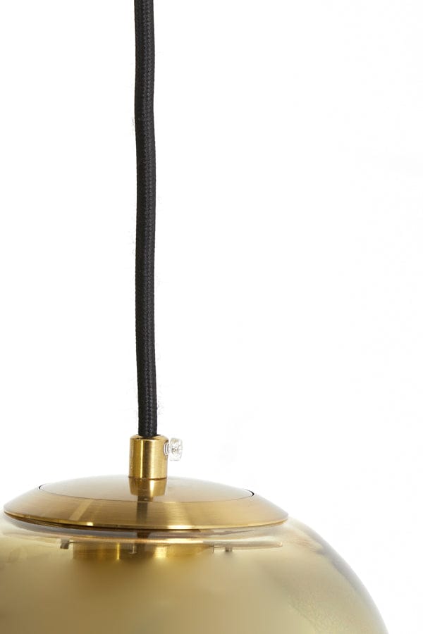 Light & Living Lighting Hanging lamp 7L 100x35x69 cm MAEVE glass gold-clear+gold House of Isabella UK