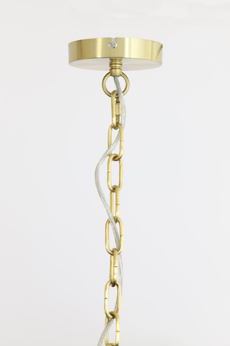 Light & Living Lighting Hanging lamp E14 80 cm FEATHER gold+black House of Isabella UK