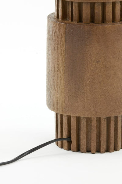Light & Living Lighting Lamp base 17x13x27 cm SAKURA wood dark brown House of Isabella UK