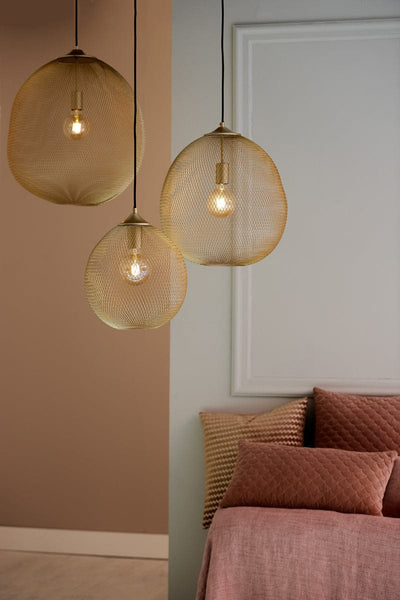 Light & Living Lighting Moroc Hanging lamp 50x58 cm - Gold House of Isabella UK