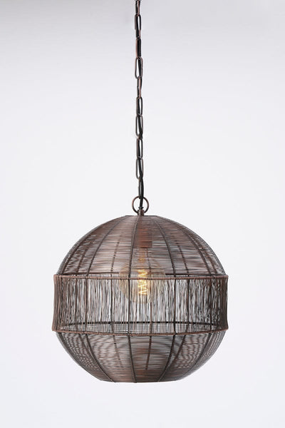 Light & Living Lighting Pilka Hanging lamp 35x38 cm -antique copper House of Isabella UK