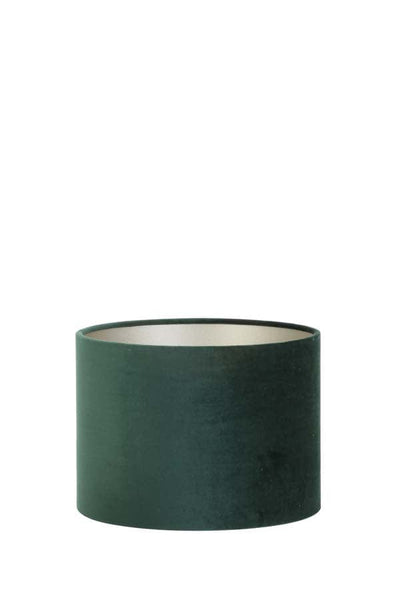 Light & Living Lighting Shade cylinder 20-20-15 cm VELOURS dutch green House of Isabella UK