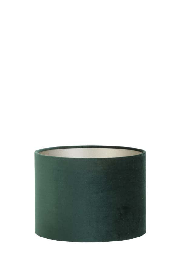 Light & Living Lighting Shade cylinder 30-30-21 cm VELOURS dutch green House of Isabella UK