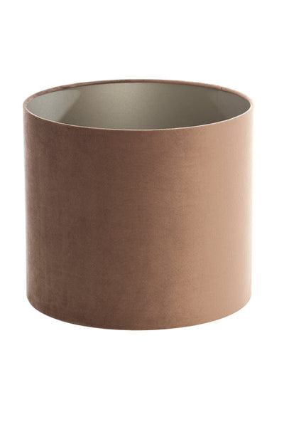 Light & Living Lighting Shade cylinder 35-35-30 cm VELOURS chocolate brown House of Isabella UK