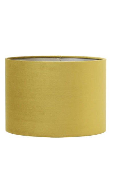 Light & Living Lighting Shade cylinder 50-50-38 cm VELOURS dusty gold House of Isabella UK