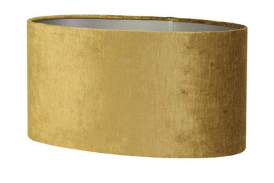 Light & Living Lighting Shade oval straight slim 45-21-22 cm GEMSTONE gold House of Isabella UK