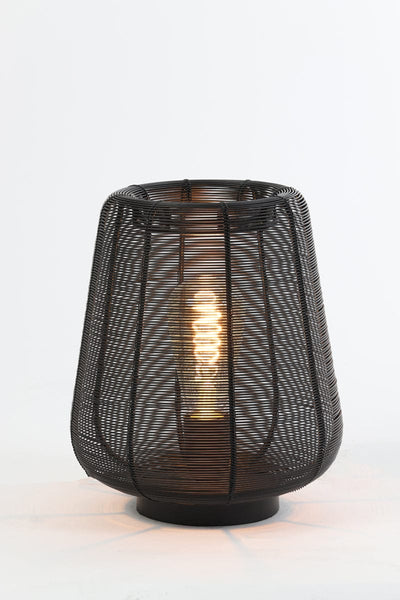 Light & Living Lighting Table lamp 22x26 cm ADETA matt black House of Isabella UK