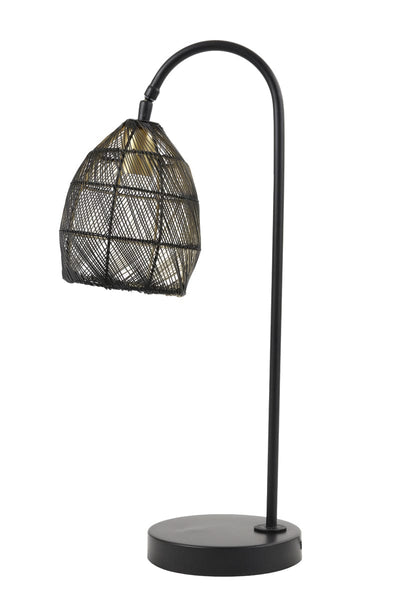 Light & Living Lighting Table lamp 23x18x60 cm MEYA matt black+gold House of Isabella UK