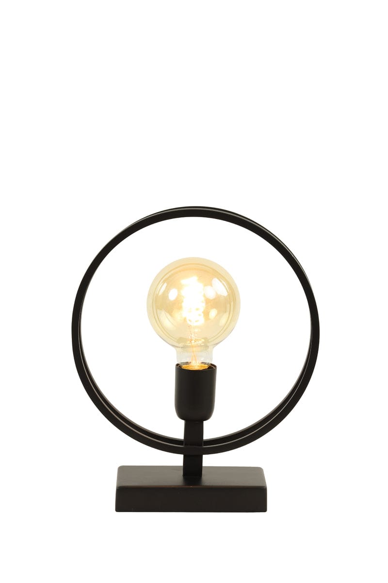 Light & Living Lighting Table lamp 25x10x30 cm RUDRA matt black House of Isabella UK