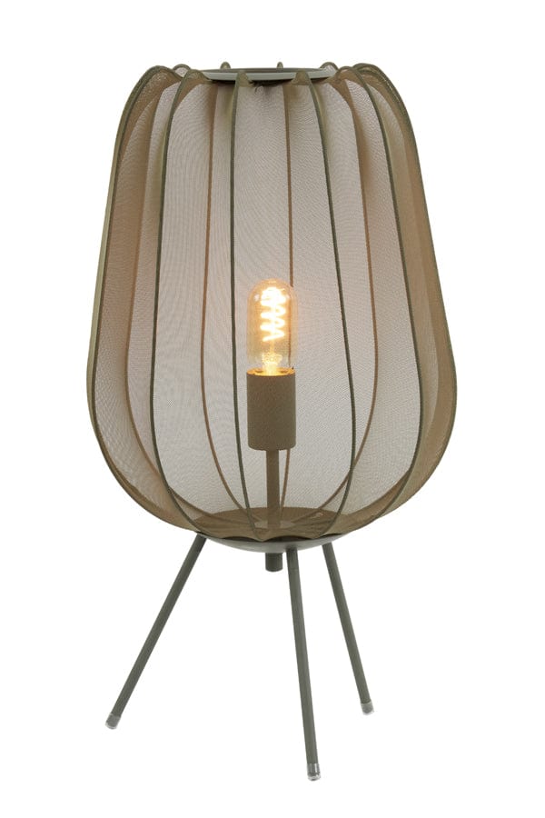 Light & Living Lighting Table lamp 34x60 cm PLUMERIA dark green House of Isabella UK